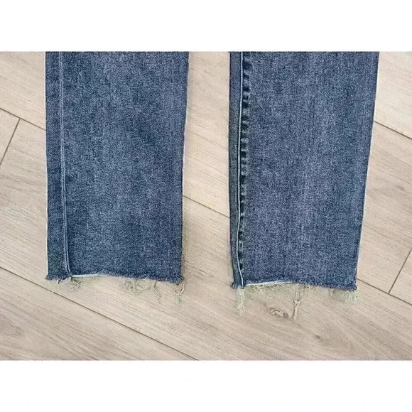 KUT From The Kloth Womens Chrissie Straight Leg Distressed Jeans Fray Size 6 - Picture 6 of 11